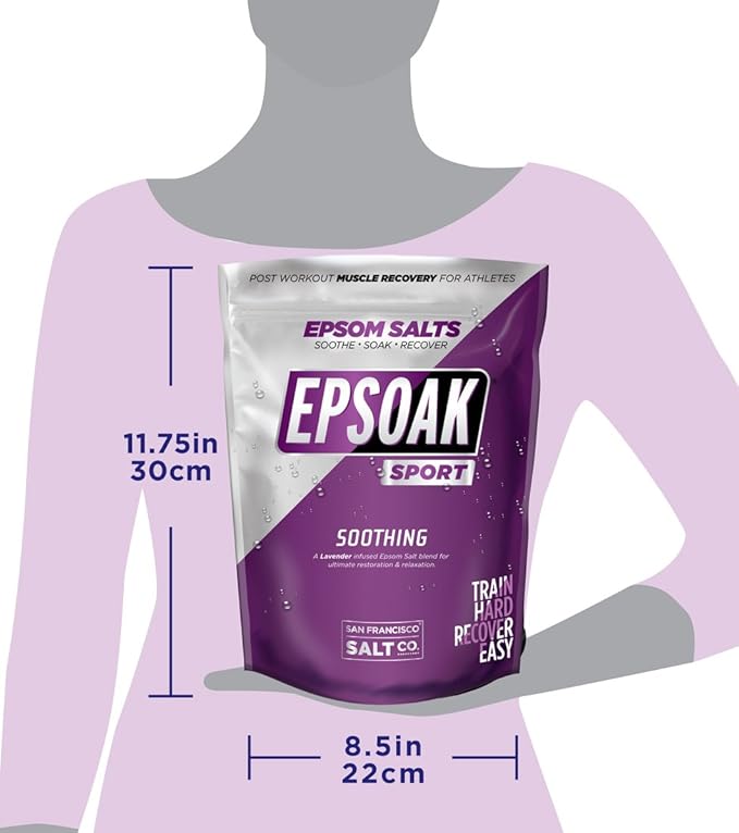 Epsoak Sport Epsom Salt 5 lb. USP Magnesium Sulfate - Image 6