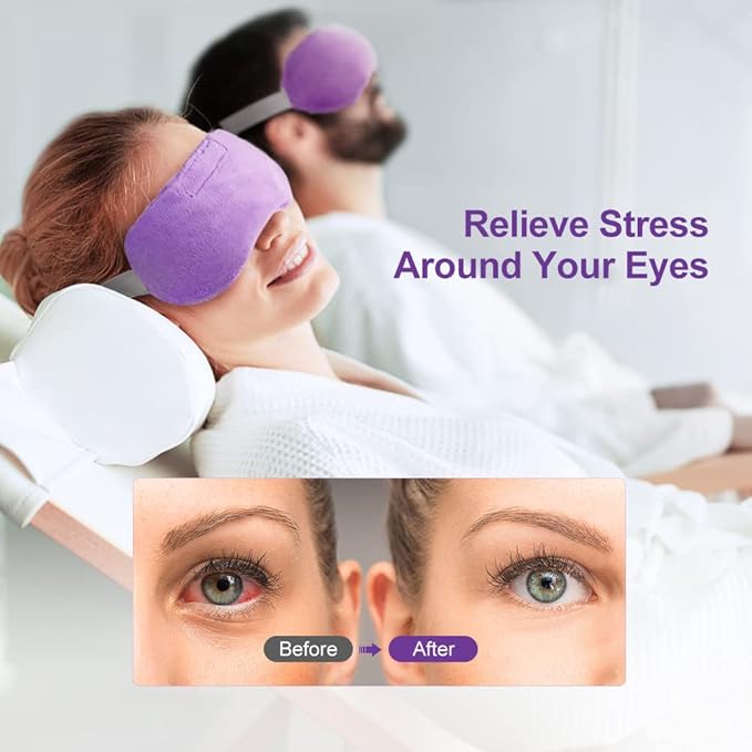 Umisleep Lavender Eye Mask, Aromatherapy Weighted Sleep Mask - Image 3