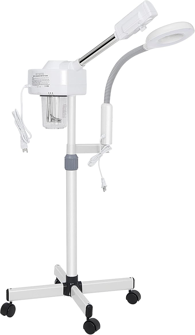 2 in 1 Facial Steamer 5X Magnifying Lamp by Saicool