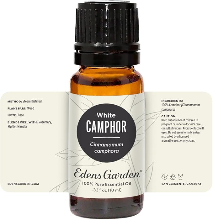 Edens Garden Camphor- White Essential Oil, 100% Pure Therapeutic Grade 10 ml - Image 9
