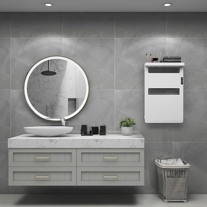 Towel Warmer with Timer for Bathroom, Towel Warmer Rack with Top Shelf - Image 4