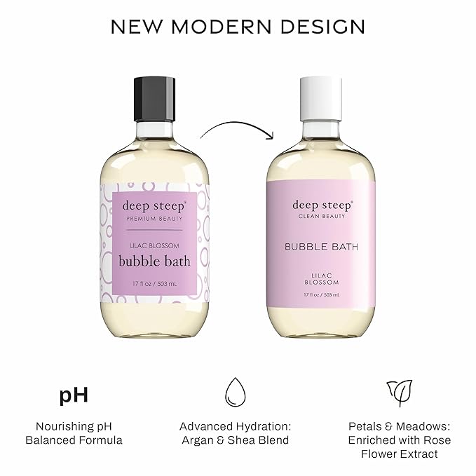 Deep Steep Lilac Blossom Bubble Bath - Image 4
