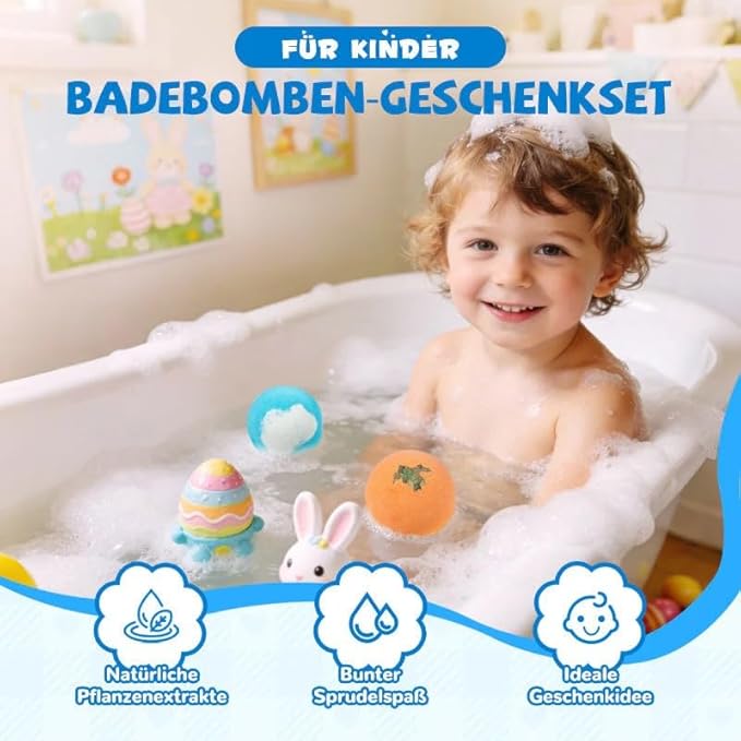 12-Piece Bath Bomb Gift Set for Kids, Bath Bombs for Kids - Image 2