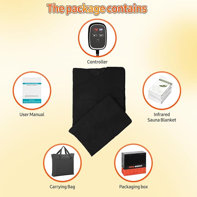 Infrared Sauna Blanket for Home: Large Portable Design for Full Body Detox & - Image 7
