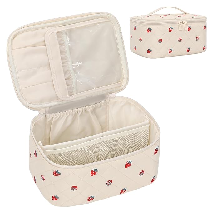 OCHEAL Makeup Bag, Travel Makeup Organizer Bag, Large Capacity Cosmetic Bags by OCHEAL