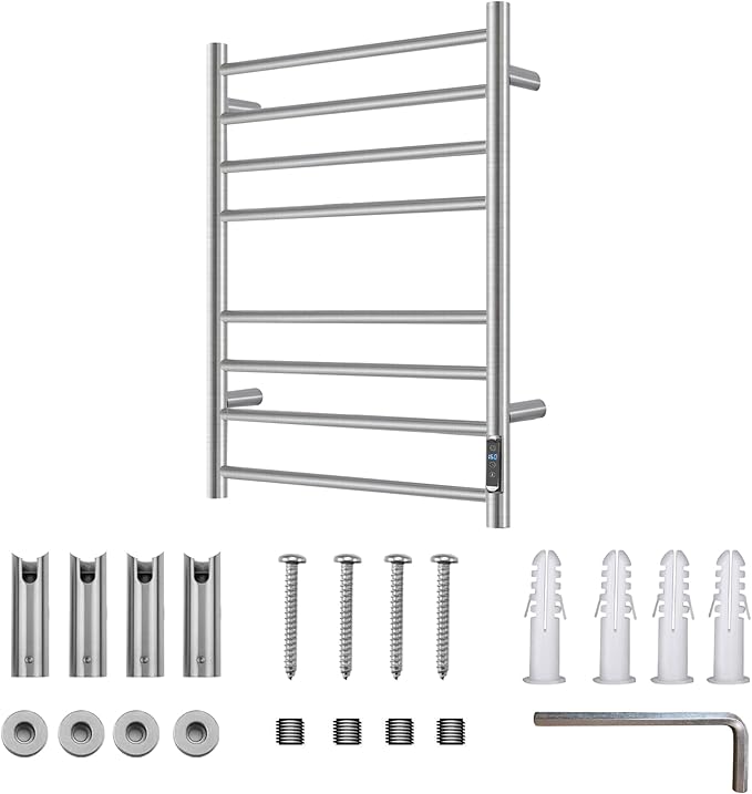 Heated Towel Racks for Bathroom, Wall Mounted Electric Towel Warmer Racks - Image 7
