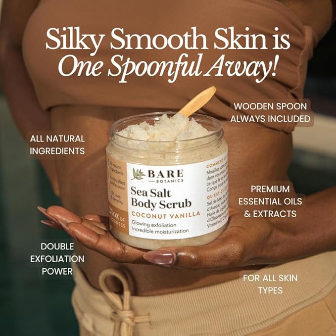 Bare Botanics Body Scrub 24 oz - Image 6