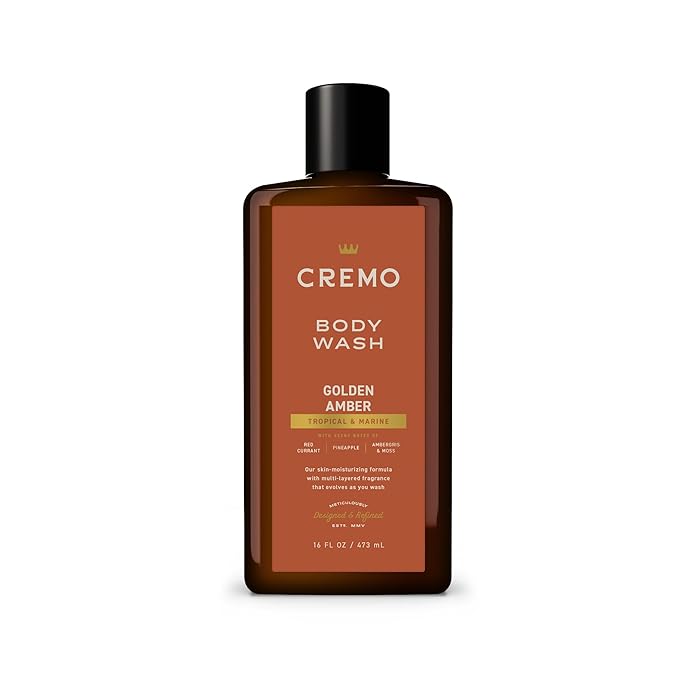 Cremo Body Wash for Men, Rich-Lathering Golden Amber, 16 Fl Oz by CremoCompany