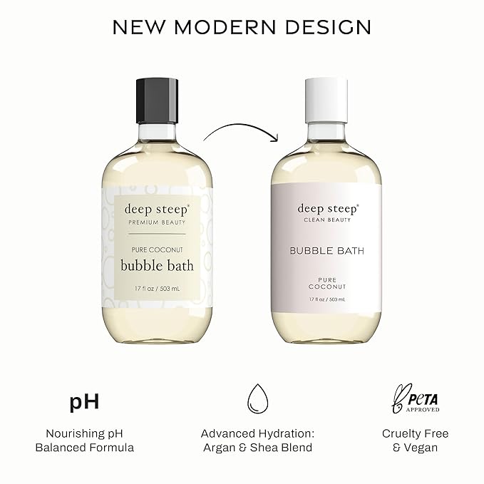Deep Steep Pure Coconut Bubble Bath - Image 4