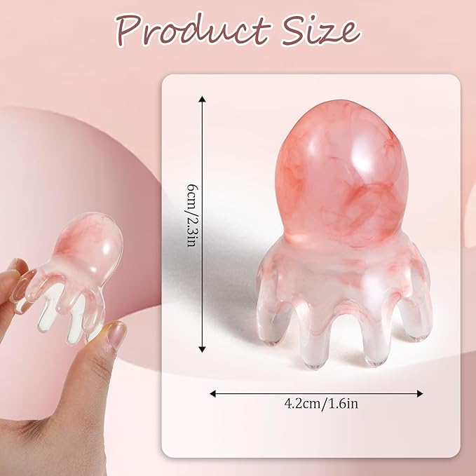2 Pack Heads Massager Comb Head Spa Tools Head Massage Tools Stress Relief - Image 2