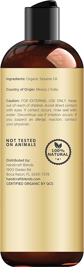 Handcraft Blends Organic Sesame Oil - Image 3