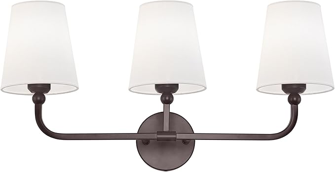 Bathroom Light Fixtures, 3-Light Oil Rubbed Bronze Vanity Lights by Metwet
