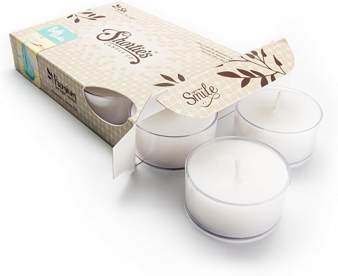 Shortie's Candle Company Baby Powder Premium Tealight Candles by ShortiesCandleCompany