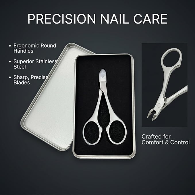 Cuticle Trimmer Nipper, Stainless Steel Cuticle Clipper - Image 3