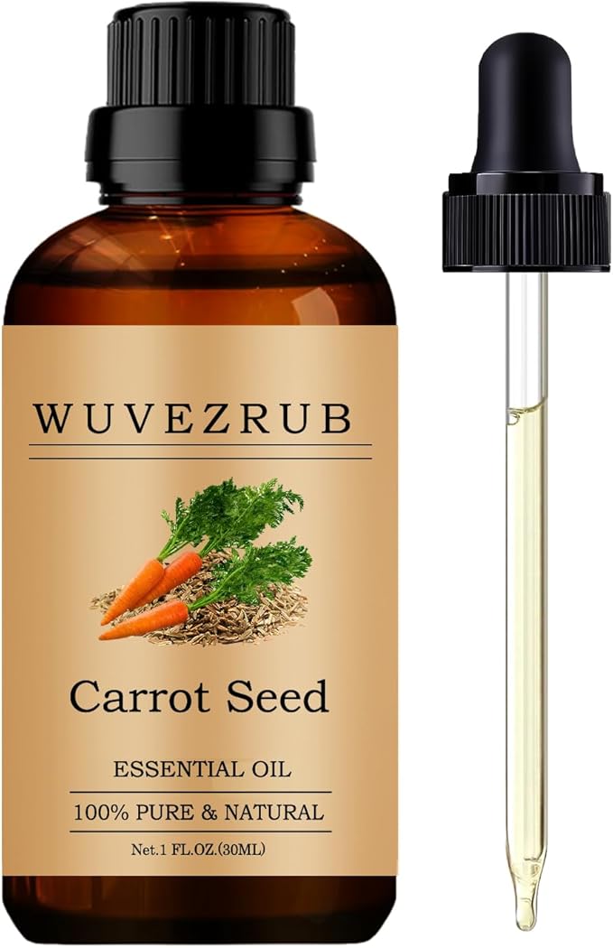 Carrot Seed Essential Oils, 30ML 100% Pure and Natural Essential Oil by WUVEZRUB