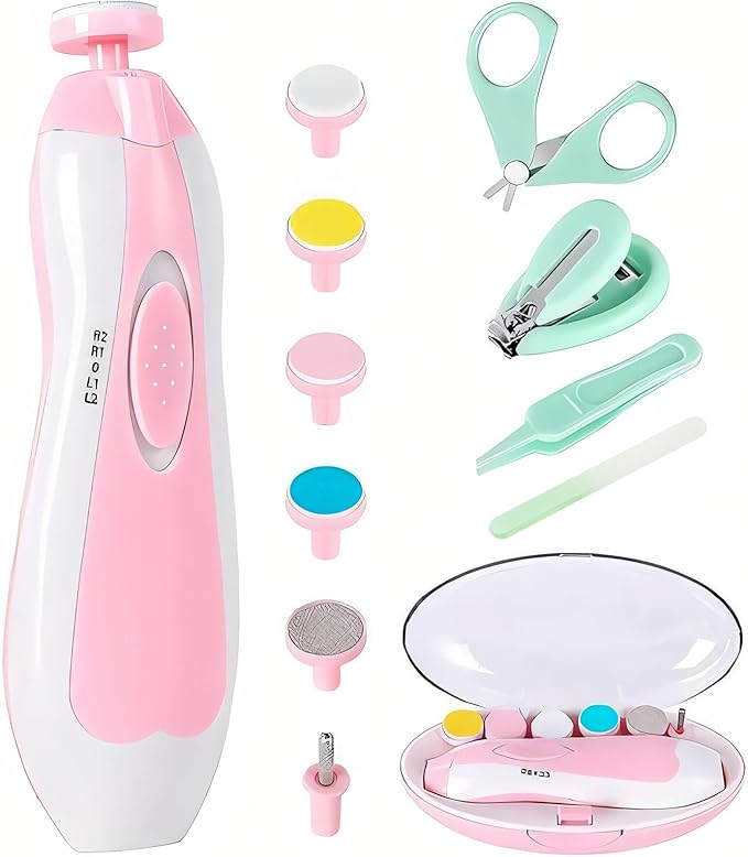 Qunlions life Baby Nail Trimmer Electric-12 in 1 Baby Nail Clippers Safe Baby by Qunlionslife
