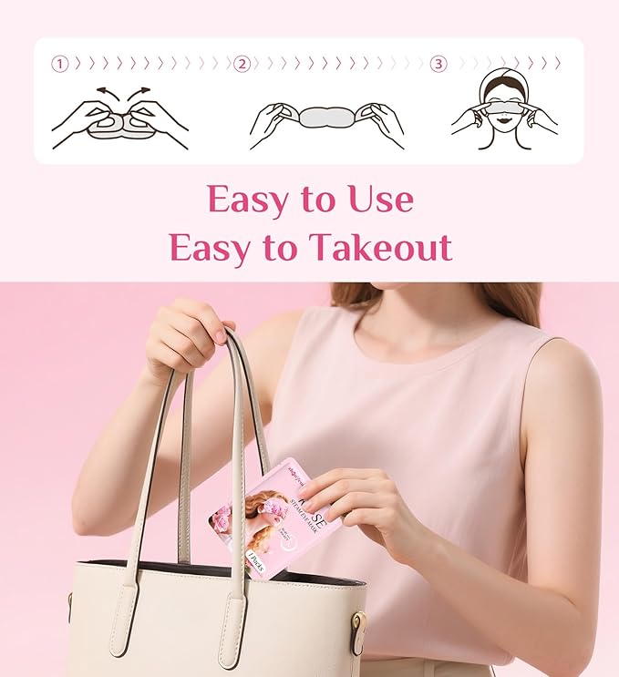 18 Packs Rose Heated Eye Mask - Image 9