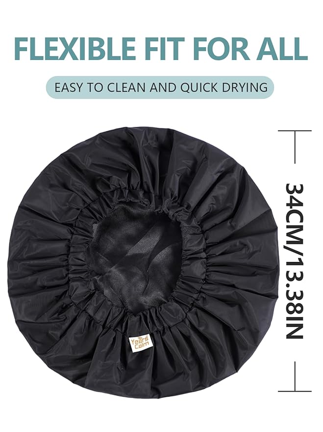 Years calm Reusable Waterproof Shower Caps - Image 2