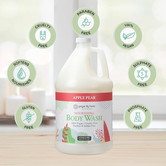 Ginger Lily Farms Botanicals Nourishing Body Wash, 100% Vegan & Cruelty-Free - Image 5