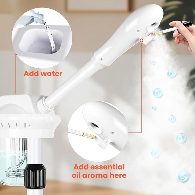 Facial Steamer Professional for Deep Cleansing and Hydration, Face Steamer for - Image 3