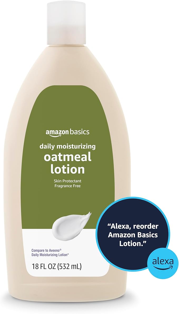 Amazon Basics Daily Moisturizing Oatmeal Body Lotion, Fragrance Free, - Image 7