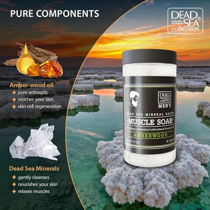 Dead Sea Collection Bath Salts for Men - Image 2