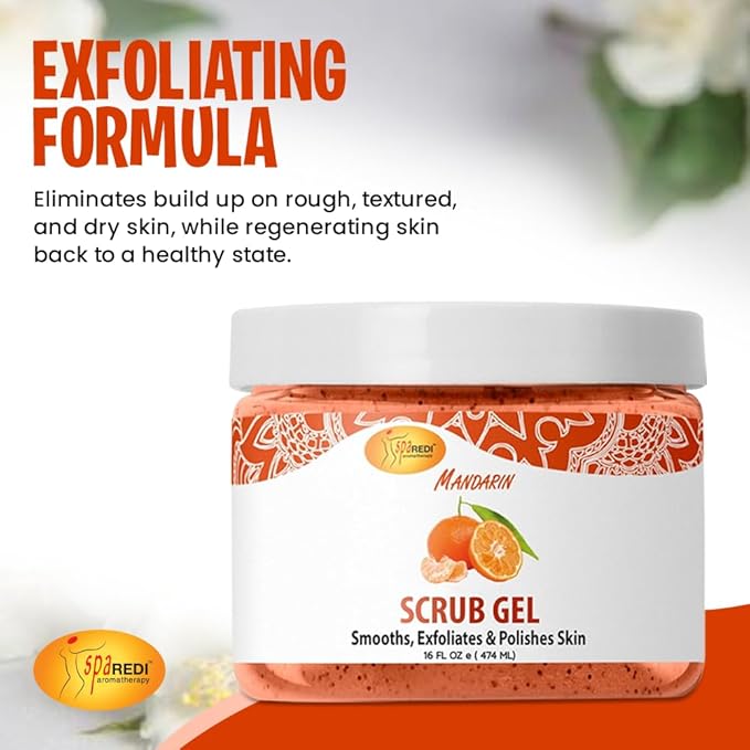 SPA REDI - Exfoliating Scrub Pumice Gel, 16 Oz - Manicure, Pedicure and Body - Image 6