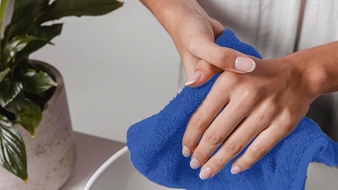 Avalon Towels Cotton Washcloths – Size 12x12 Inches, 100% Ring Spun Cotton - Image 3