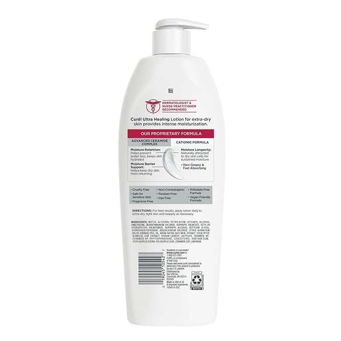 Curel Ultra Healing Intensive Fragrance-Free Lotion - Image 10