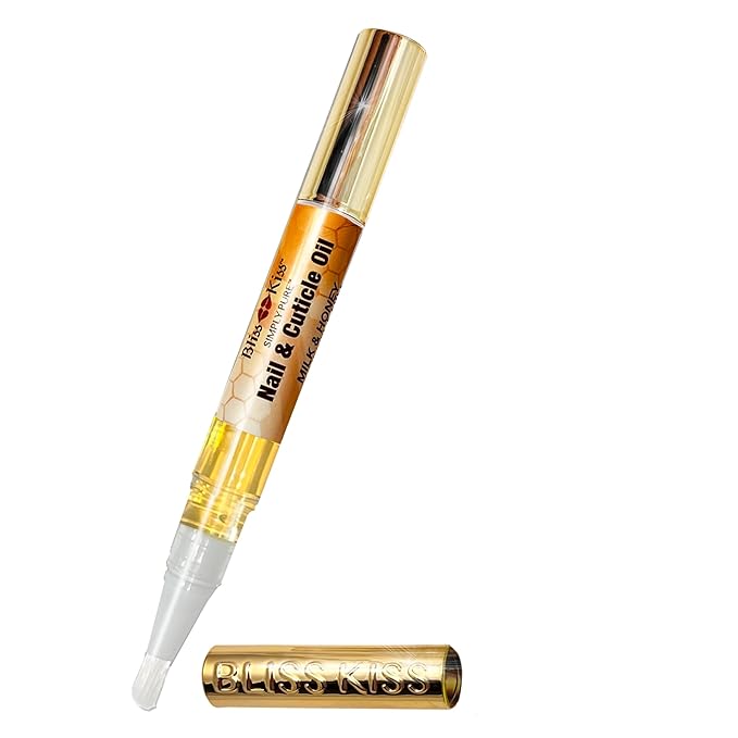 Bliss Kiss | 1 Milk & Honey | Nail Oil Cuticle Pen w/Vitamin E & Jojoba⏤Nail - Image 2