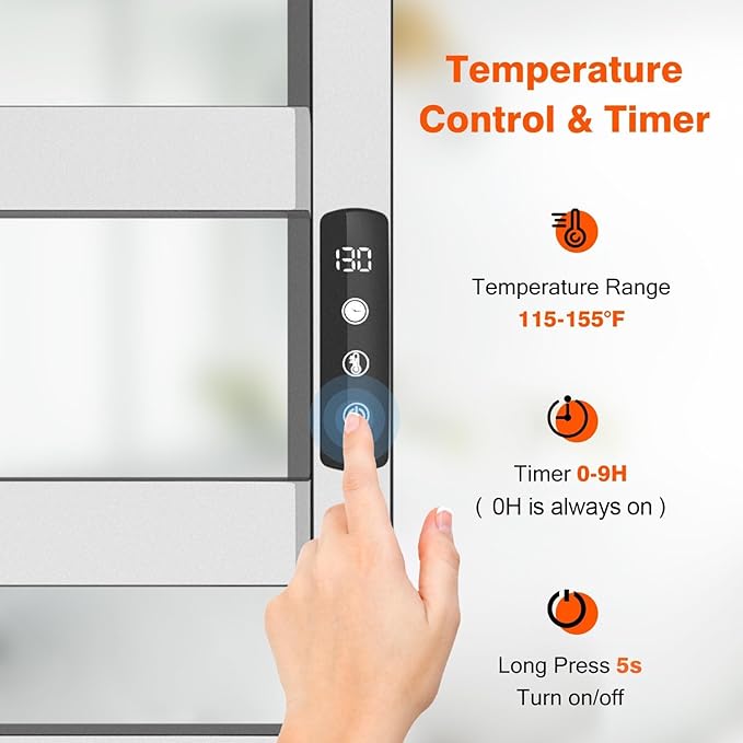 Towel Warmer, Towel Heater Rack - Image 4