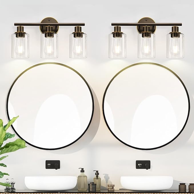 Zarbitta 3-Light Bathroom Light Fixtures, Modern Vanity Light - Image 5