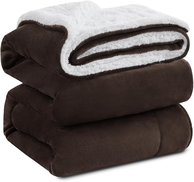 KAWAHOME Sherpa Fleece King Size Blanket by KAWAHOME