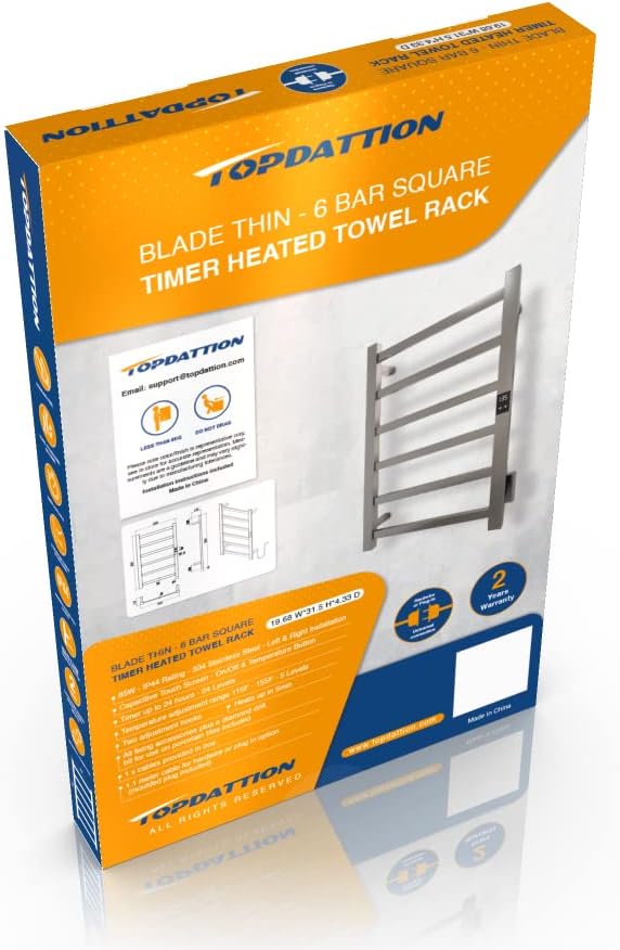 Topdattion Electric Towel Warmer | Super Thin | - Image 6