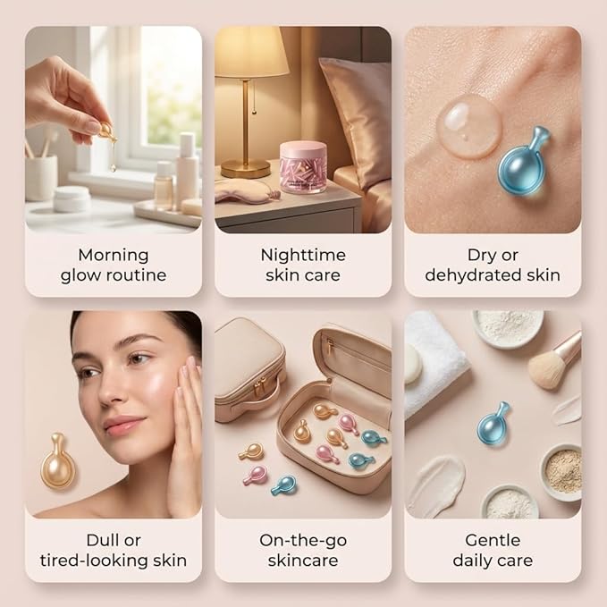 My Beauty Spot Facial Serum Capsules 3 Pack 90pcs Vitamin C Serum, Hylunaric - Image 8
