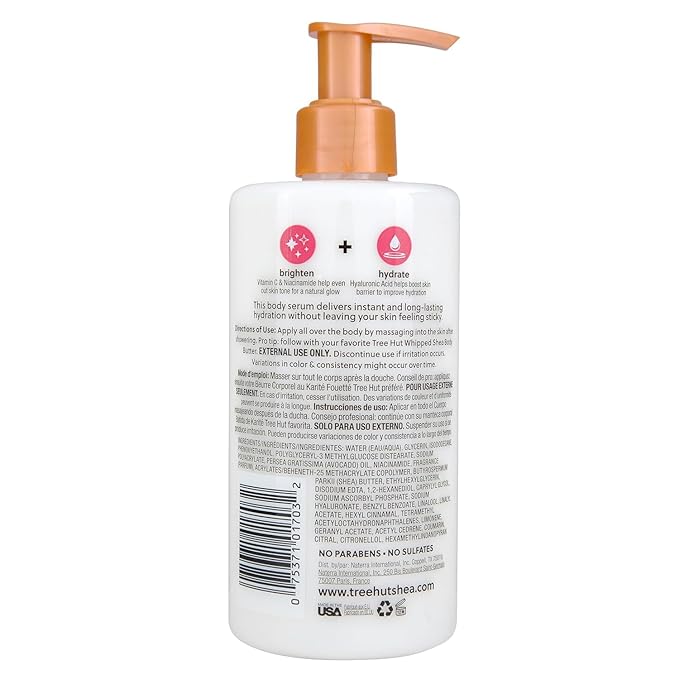 Tree Hut Pink Champagne Hydraglow Body Serum, Brighten & Hydrate, - Image 2