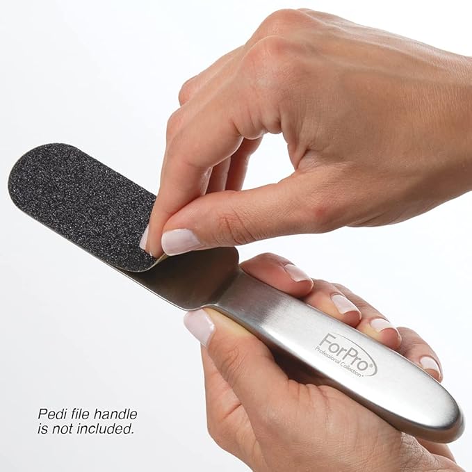 ForPro Professional Collection Stainless Steel Pedi File Refill, 100 Grit - Image 4