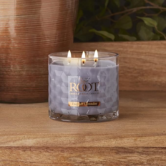 Root Candles Scented Candles Honeycomb Glass Premium Handcrafted Beeswax Blend - Image 5