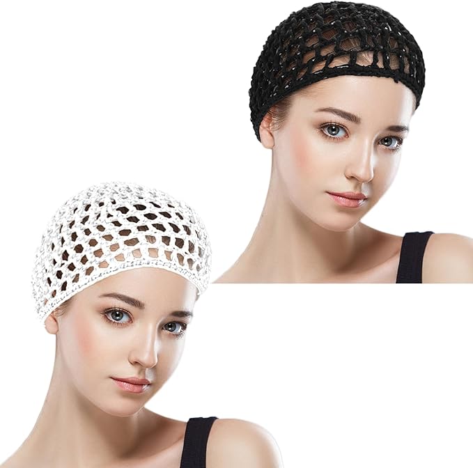 WLLHYF Wig Cap Thick Long Hair Caps Adjustable Net Mesh Braided Weaving Making - Image 3