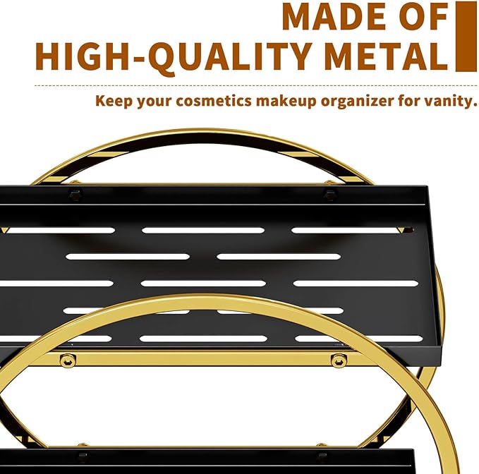 Makeup Organizer for Vanity, 2-Tier Bathroom Countertop Organizers, Bathroom - Image 9