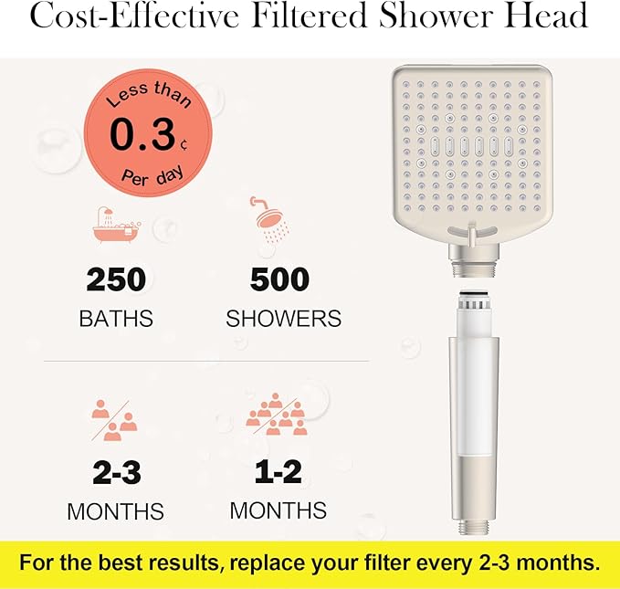 Homlord Filtered Shower Head - Image 4