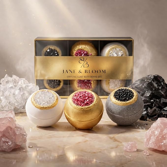 Crystal Luxe Bath Bomb Gift Set - Image 4