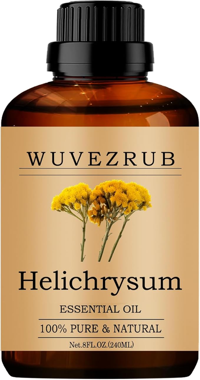 Helichrysum Essential Oil - 240ML Pure and Natural by WUVEZRUB