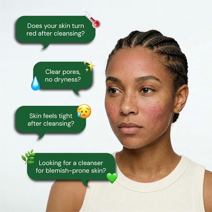 Tea Tree relief Foam Cleanser – Gentle Daily Face Wash - Image 3
