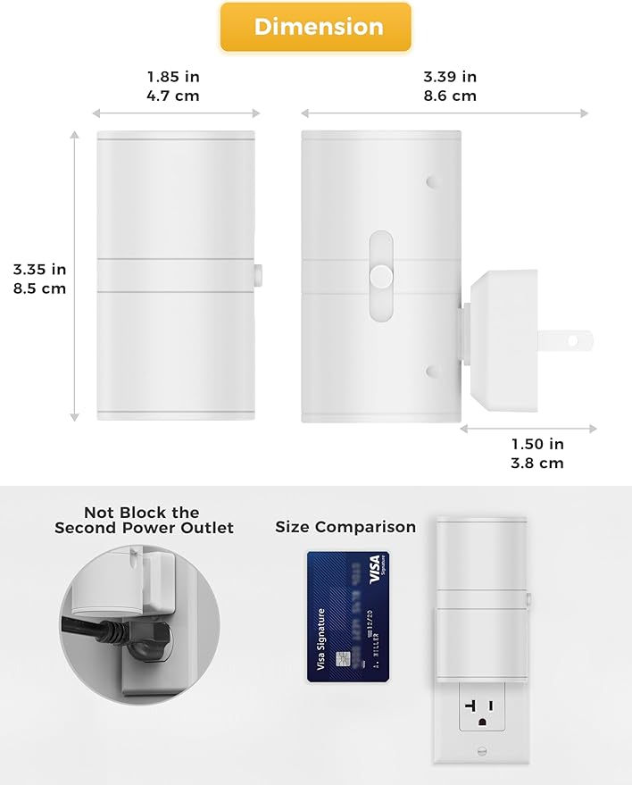 L LOHAS LED Bright Night Light, Night Lights Plug into Wall, Daylight White - Image 6