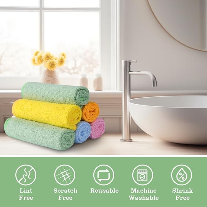 UNIMADE Washcloths Bulk 10 Pack Face Towels, Highly Soft Wash Cloths and Hand - Image 5