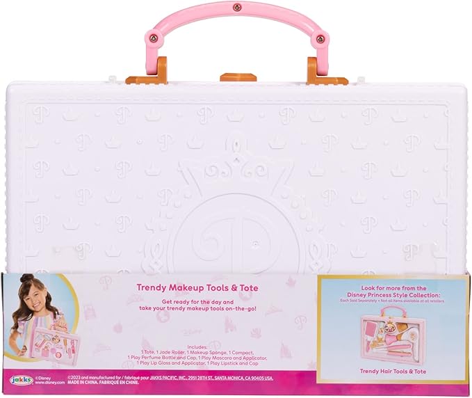 Disney Princess Style Collection Girls Trendy Makeup Tote Bag, Trendy Pretend - Image 6