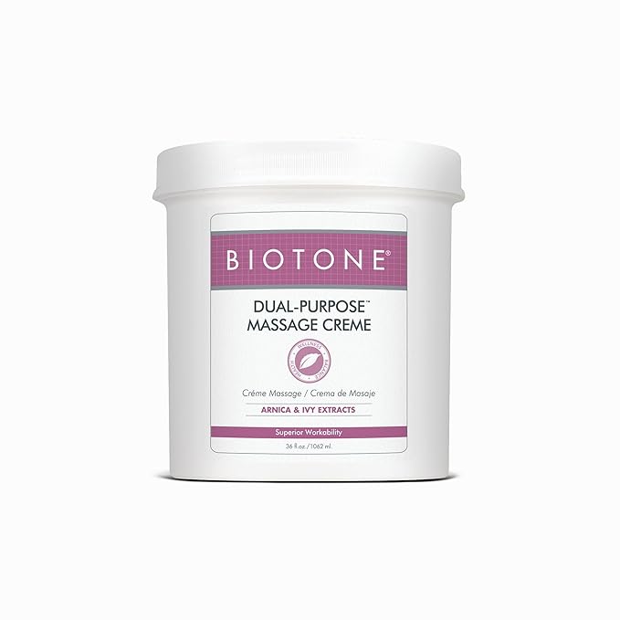 Biotone Dual-Purpose Massage Creme, 36 Ounce by BIOTONE