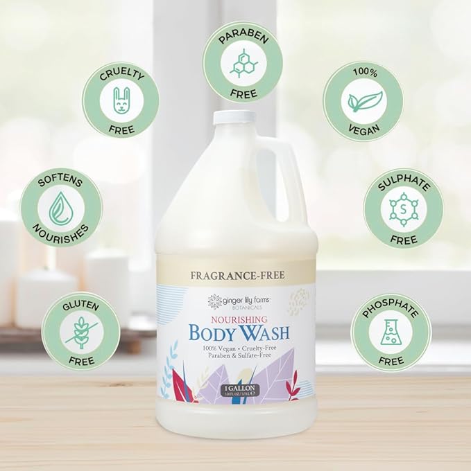 Ginger Lily Farms Botanicals Nourishing Body Wash, 100% Vegan & Cruelty-Free - Image 5