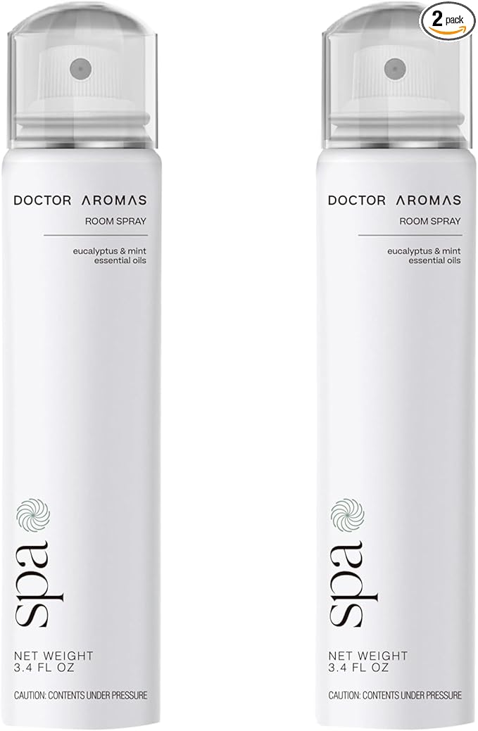 Doctor Aromas Premium Air & Room Spray – Eucalyptus & Mint Long-Lasting by DOCTORAROMAS